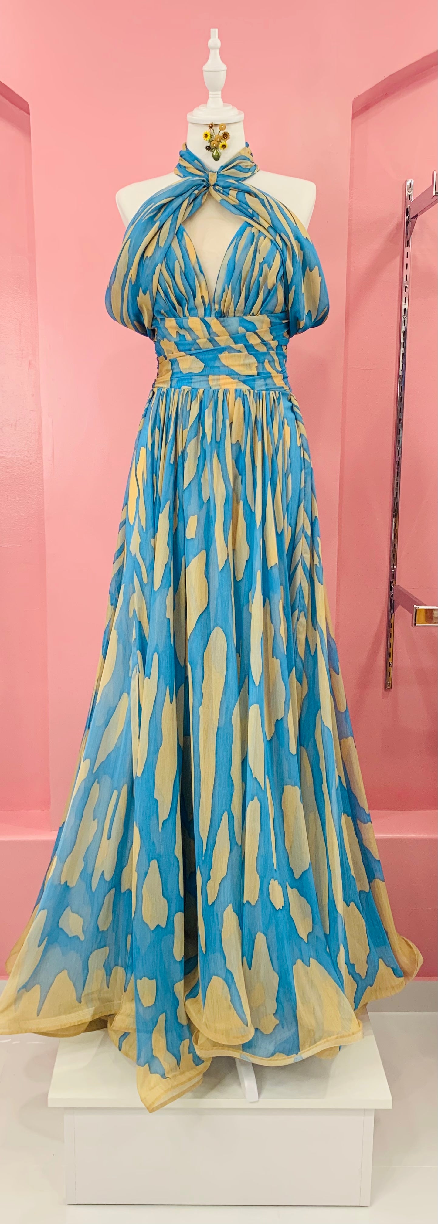 Evening Dress Blue/Bage