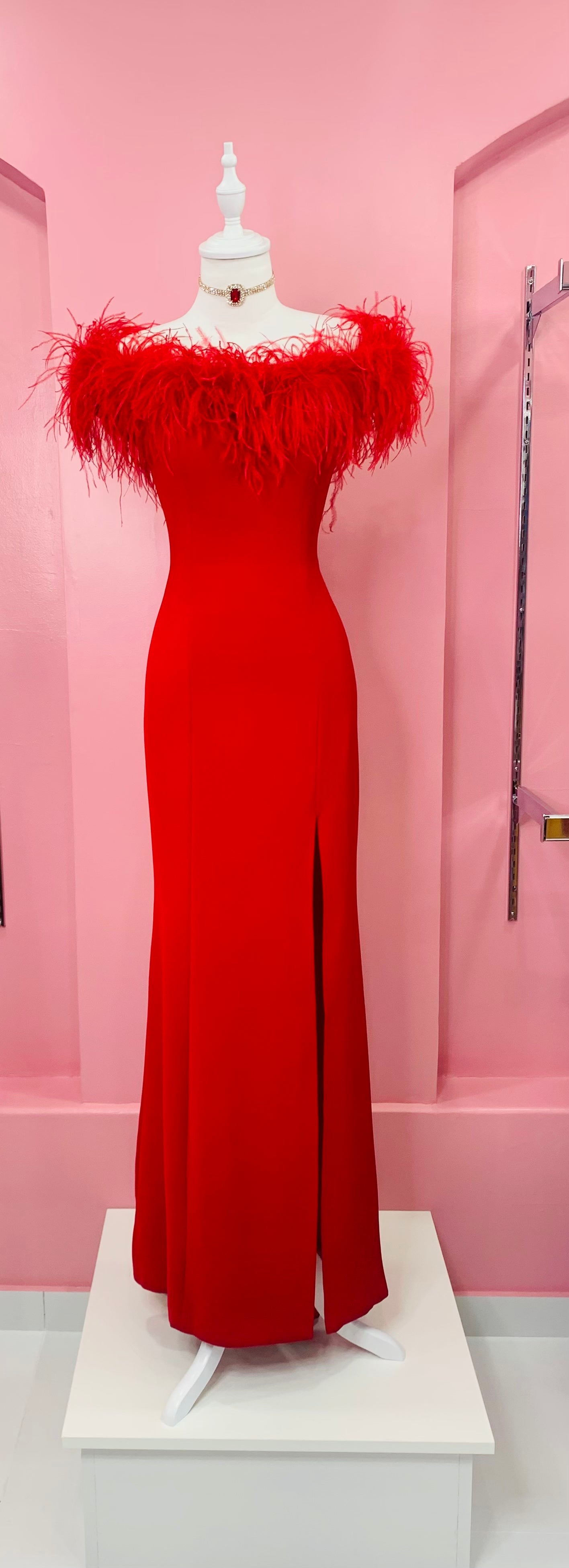 Tevam Red Dress