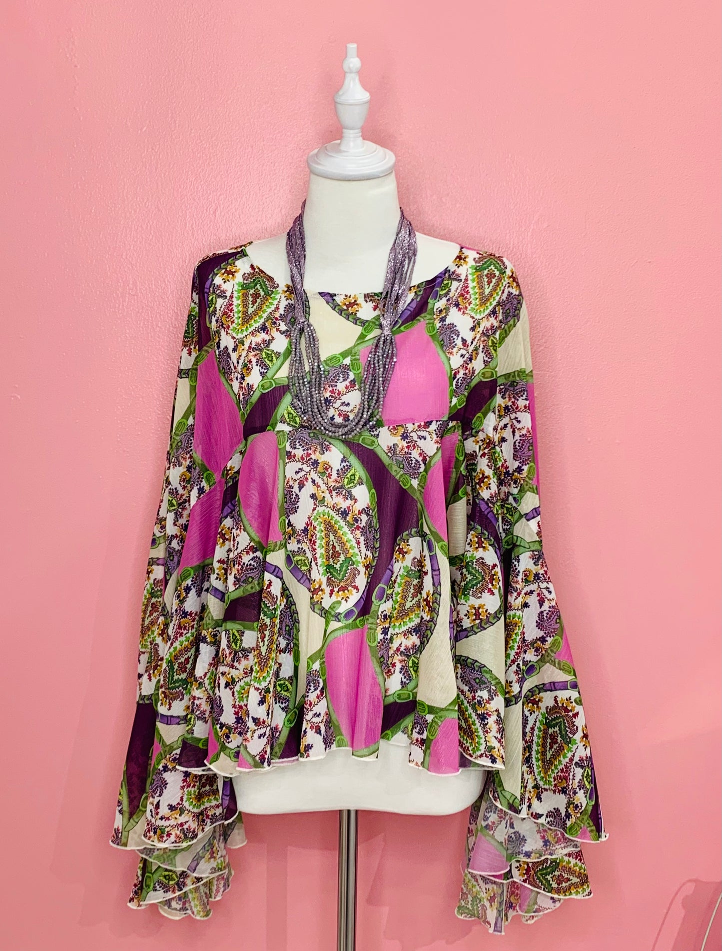 Pink Multi Color Blazer