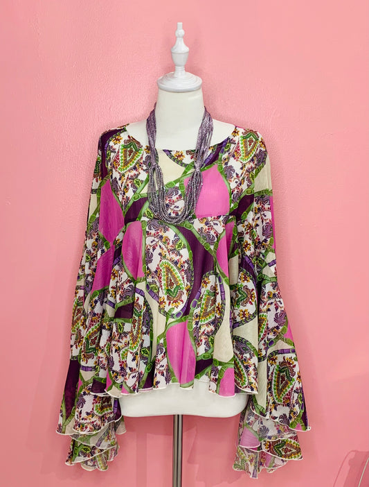 Pink Multi Color Blazer